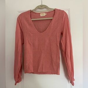 Nation Ltd. Smocked long sleeve top. Never worn!